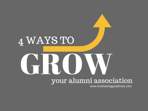 Four ways to grow your alumni association